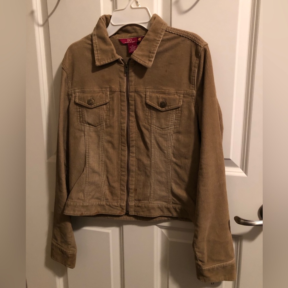 Light Brown/ Tan Corduroy Jacket